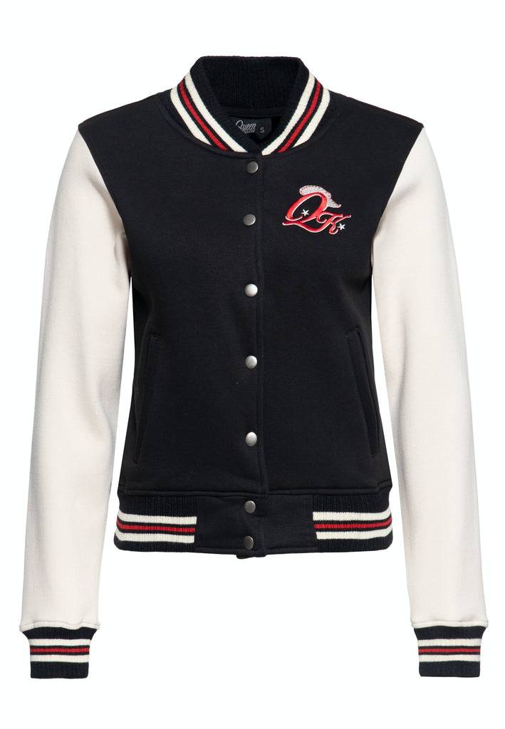 Queen Kerosin College Sweatjacke «Rebel At Heart»