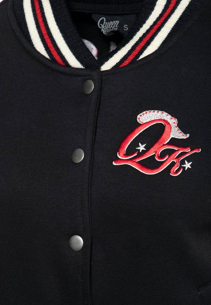 Queen Kerosin College Sweatjacke «Rebel At Heart»