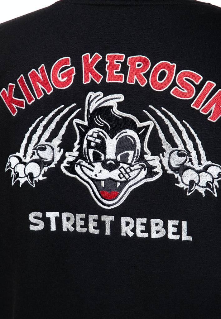 Queen Kerosin College Sweatjacke «Street Rebel»