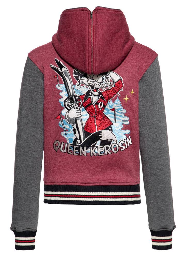 Queen Kerosin Collegejacke «Fast & Curvy»