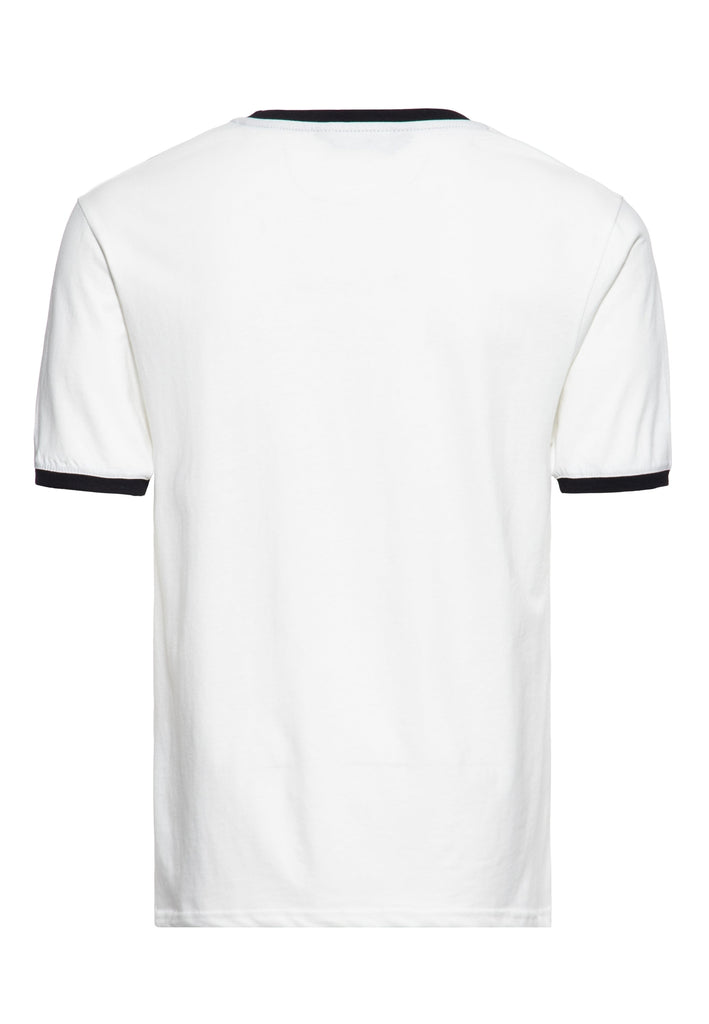 Queen Kerosin Contrast T-Shirt «Airforce 42»