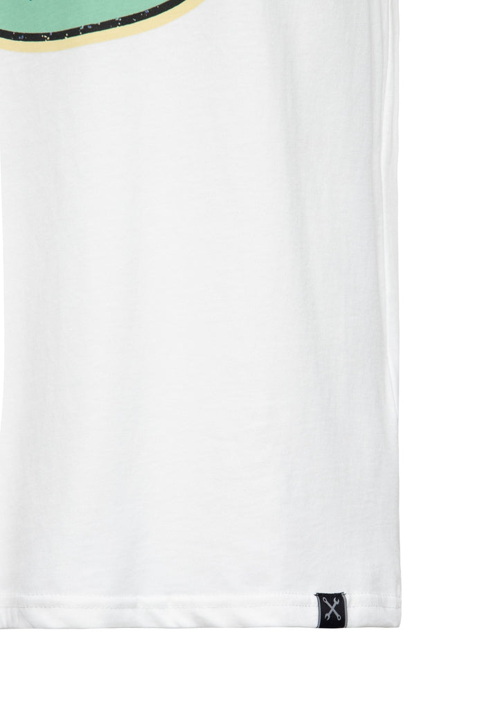 Queen Kerosin Contrast T-Shirt «Airforce 42»