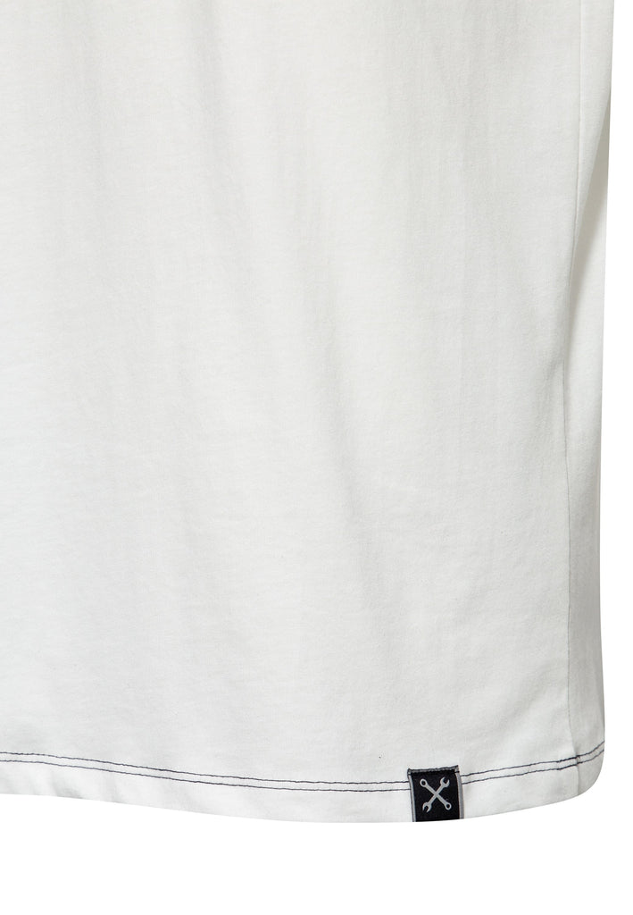 Queen Kerosin Contrast T-Shirt «Chopper»