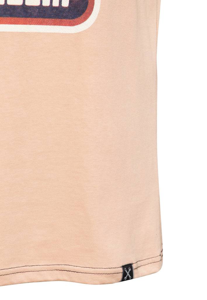 Queen Kerosin Contrast T-Shirt «Chopper USA»