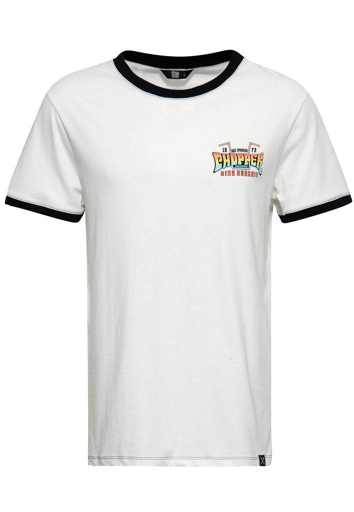 Queen Kerosin Contrast T-Shirt «Chopper»