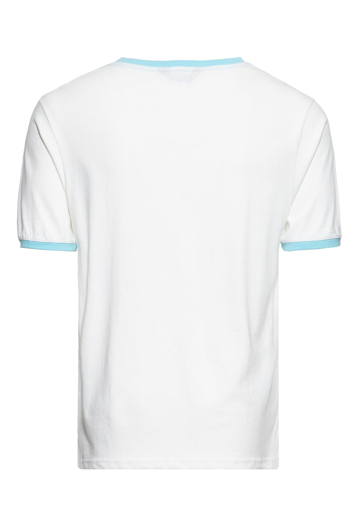 Queen Kerosin Contrast T-Shirt «Tiki Surfers»