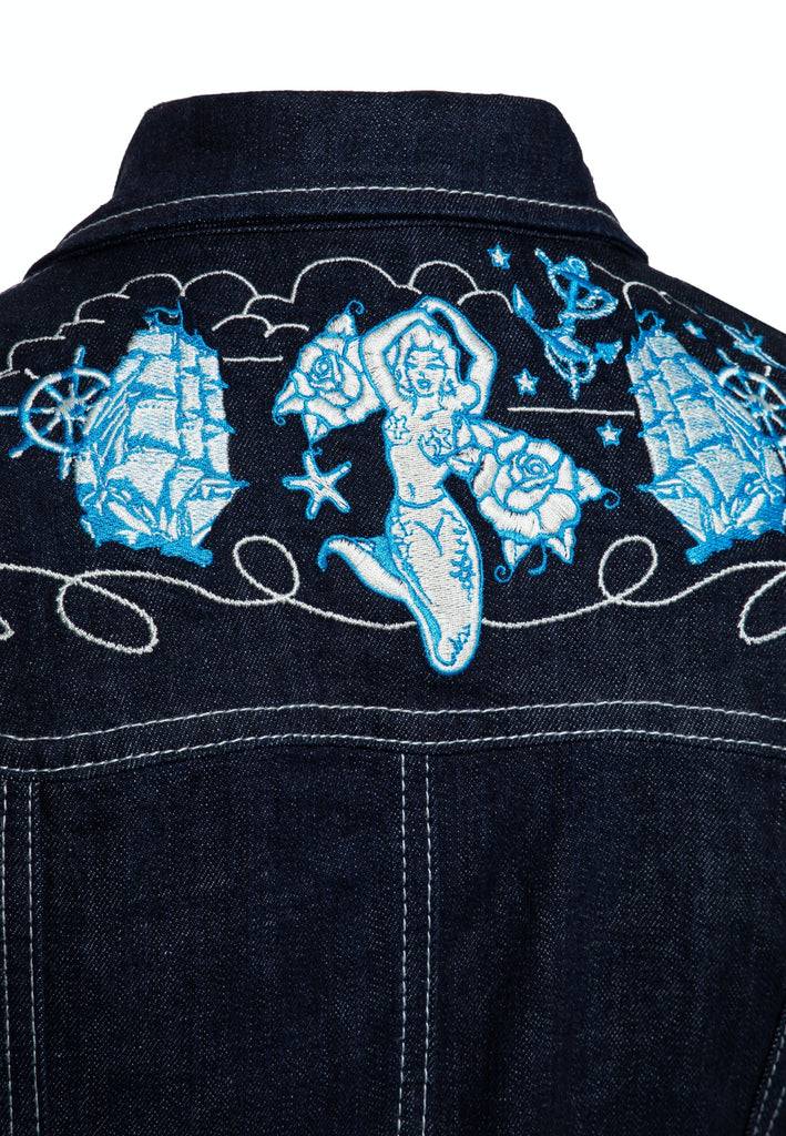 Queen Kerosin Denim Bleistiftkleid