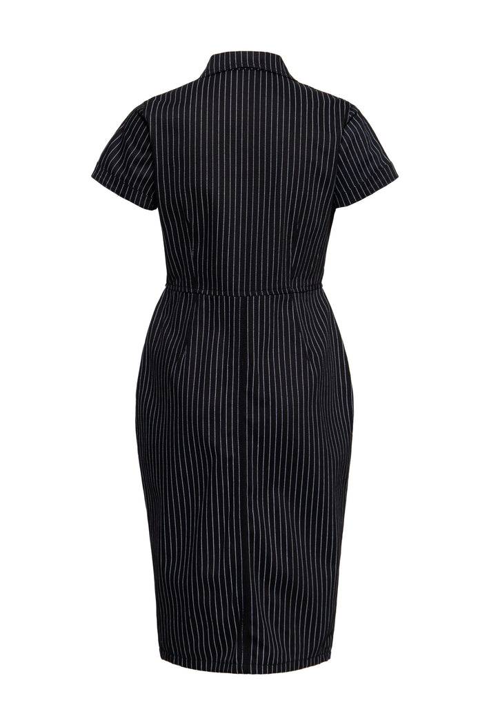 Queen Kerosin Denim Etuikleid