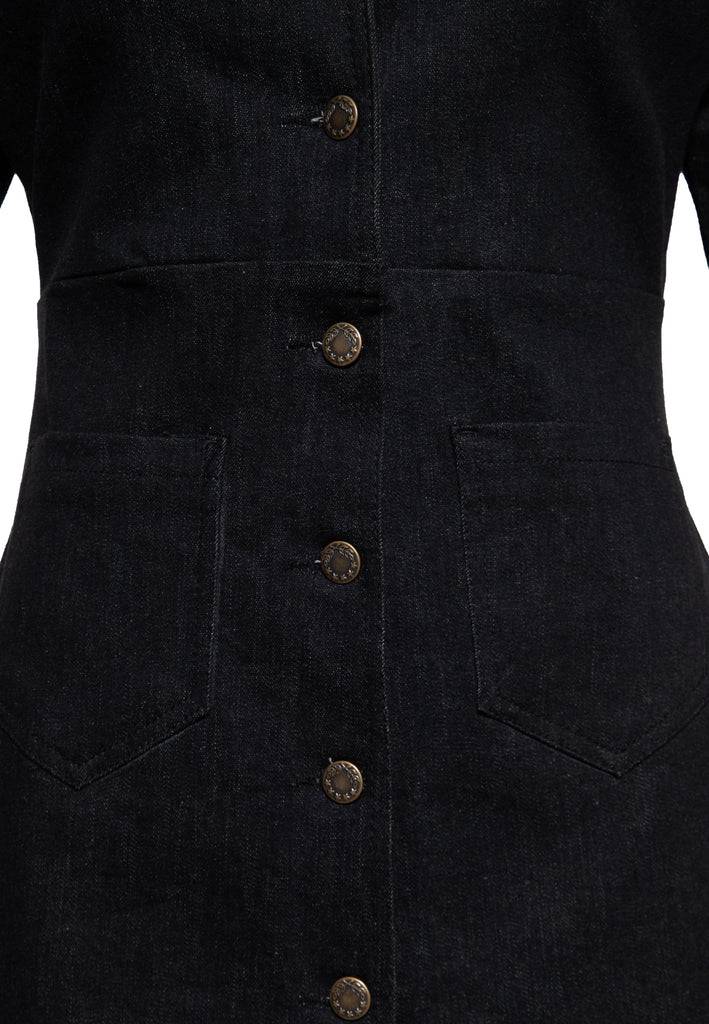 Queen Kerosin Denim Etuikleid «Rebel Queens»