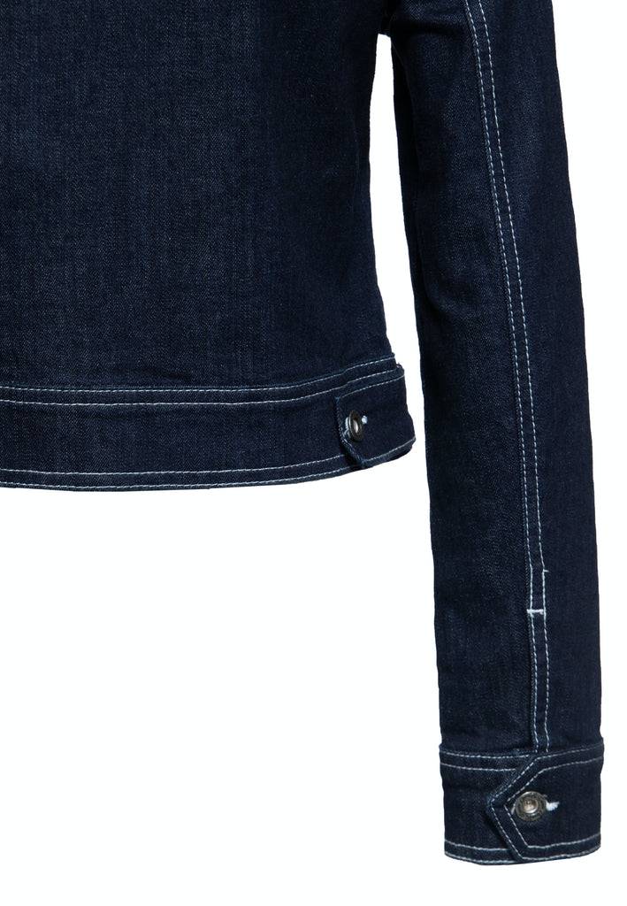 Queen Kerosin Denim Jeansjacke Im Western-Style