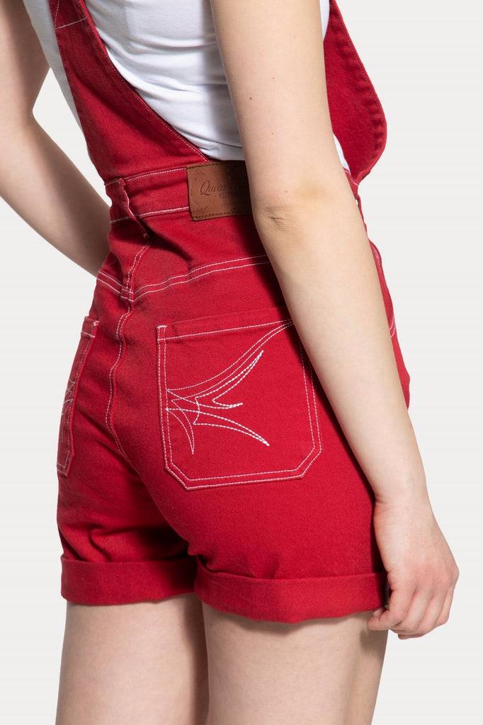 Queen Kerosin Denim Latz-Shorts