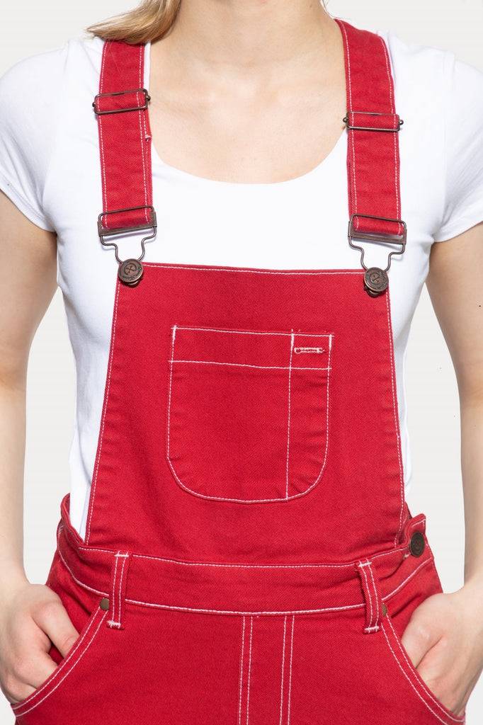 Queen Kerosin Denim Latz-Shorts