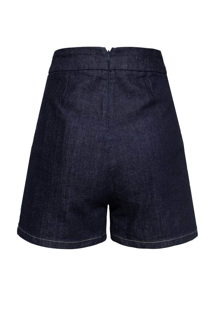 Queen Kerosin Denim Marlene Shorts