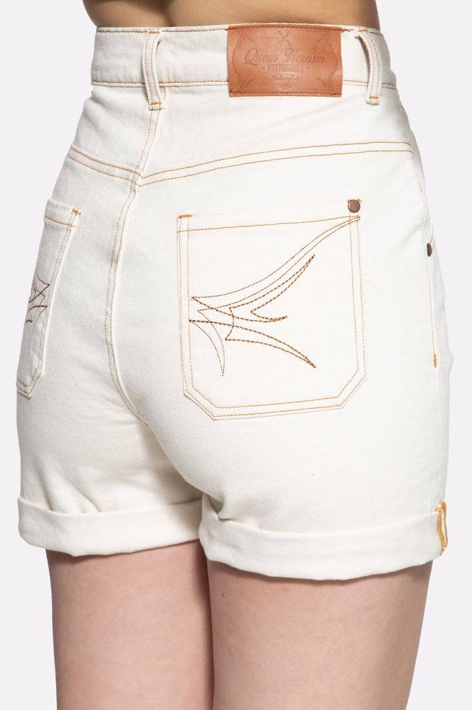 Queen Kerosin Denim Shorts