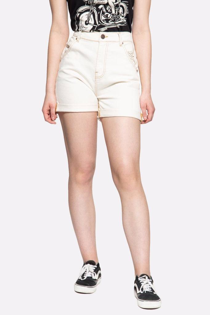 Queen Kerosin Denim Shorts