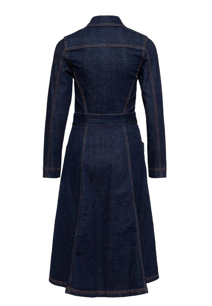 Queen Kerosin Denim Swing-Dress «Q Crown»