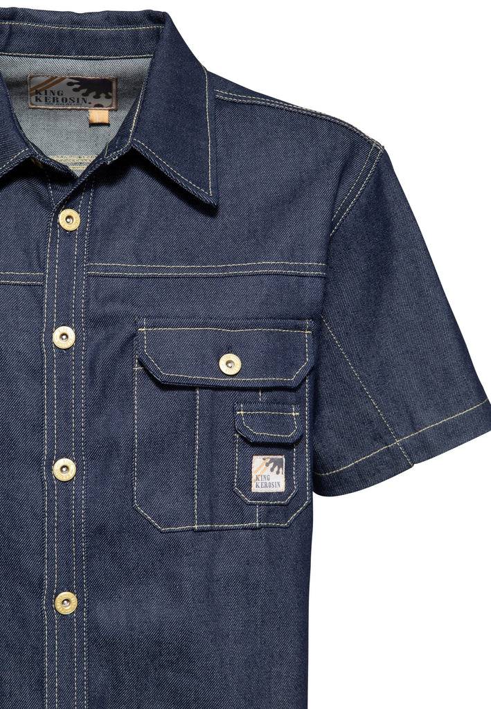 Queen Kerosin Denim Worker Hemd «KK Motor Crew»
