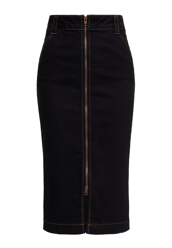 Queen Kerosin Denim Workwear Pencil Rock