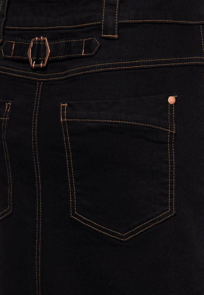 Queen Kerosin Denim Workwear Pencil Rock