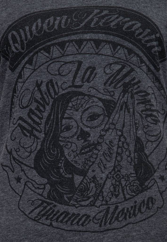 Queen Kerosin Enzym Wash T-Shirt «Hasta La Muerte»
