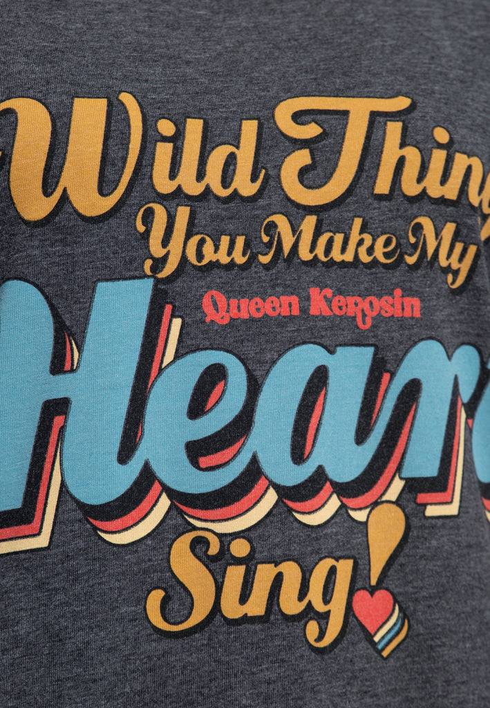 Queen Kerosin Enzym Wash T-Shirt «Wild Thing»