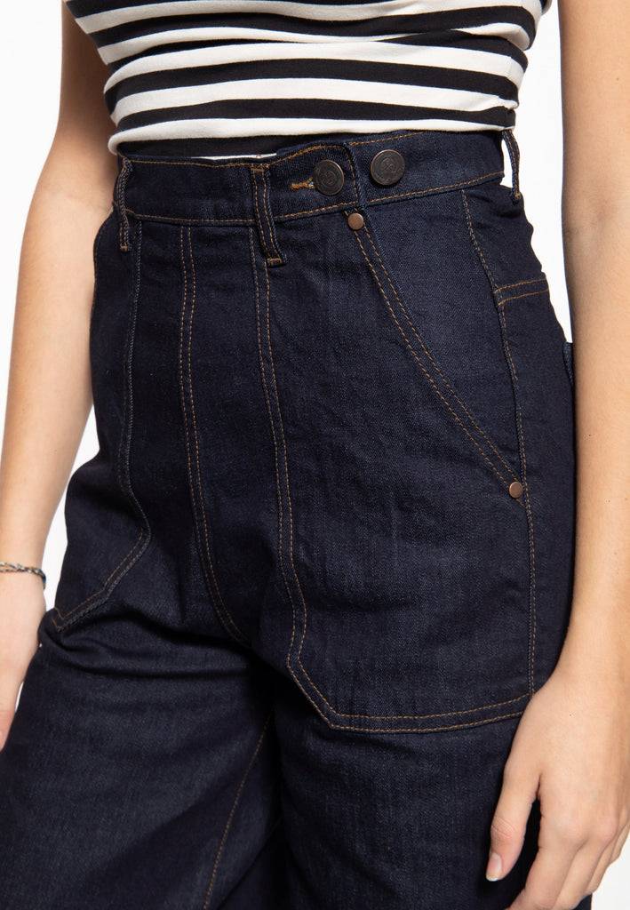 Queen Kerosin Flared Jeans