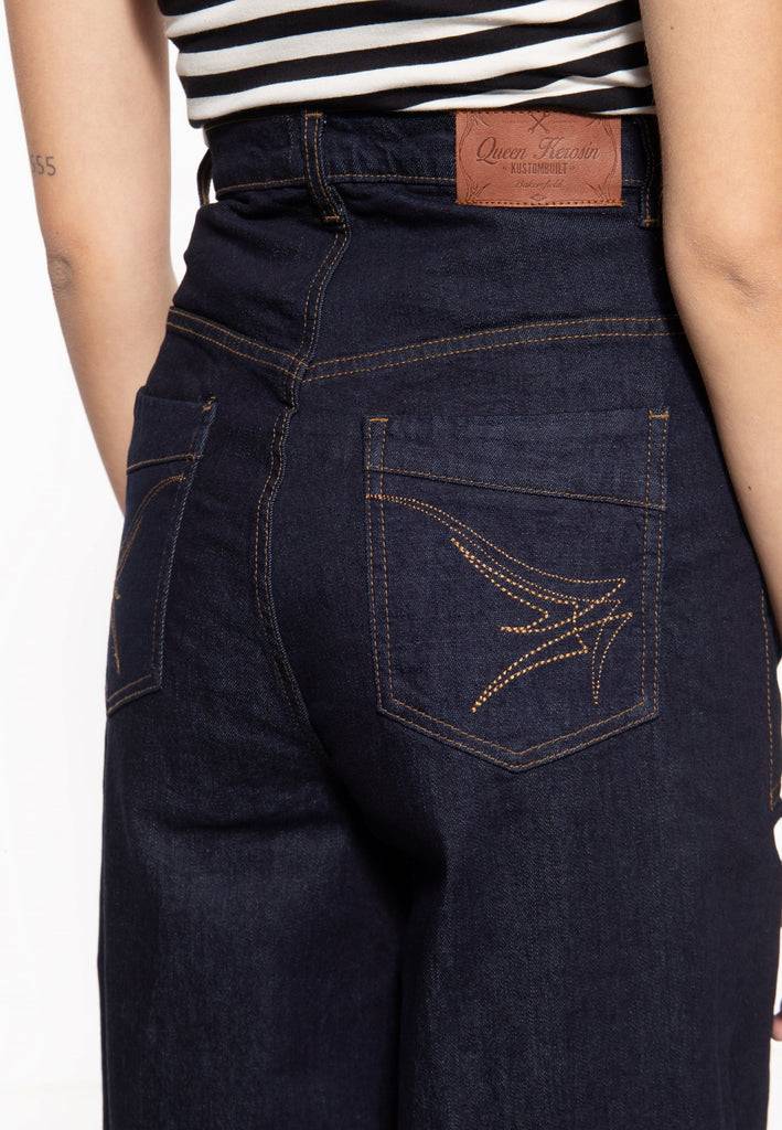 Queen Kerosin Flared Jeans