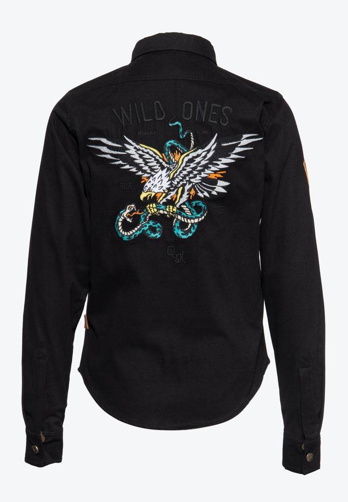 Queen Kerosin Funktionshemd «Wild Ones Ride Free»