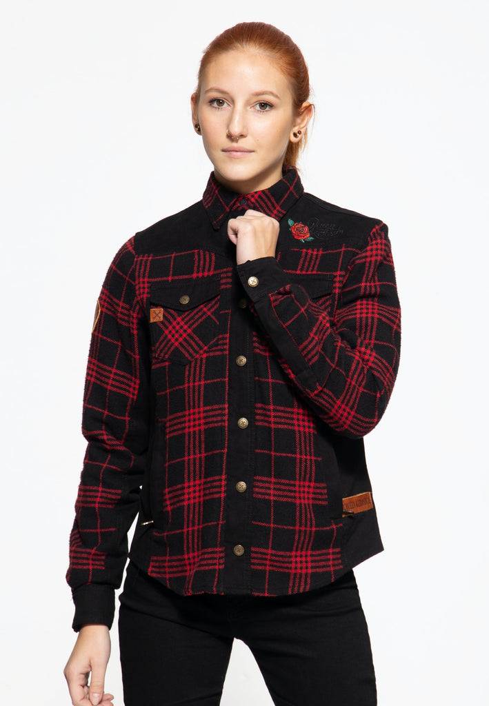 Queen Kerosin Funktionshemd «Wild Ones Roses»