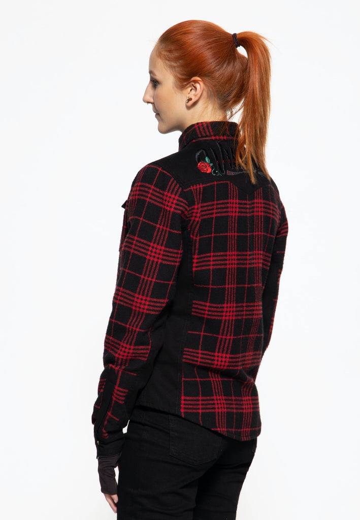 Queen Kerosin Funktionshemd «Wild Ones Roses»