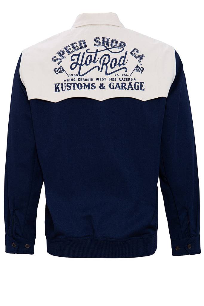 Queen Kerosin Gabardine Jacke Im Vintagestyle