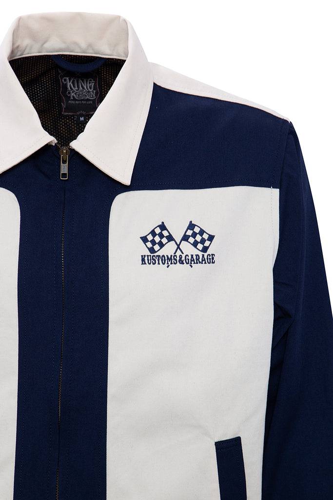 Queen Kerosin Gabardine Jacke Im Vintagestyle