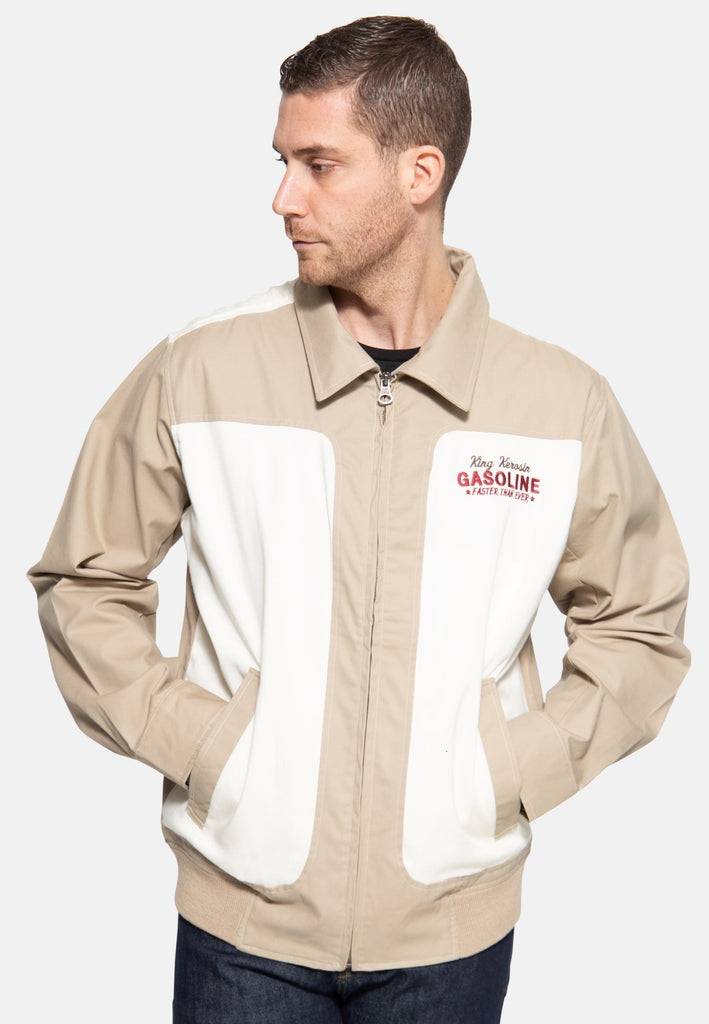 Queen Kerosin Gabardine Jacke «Motorway Oils»