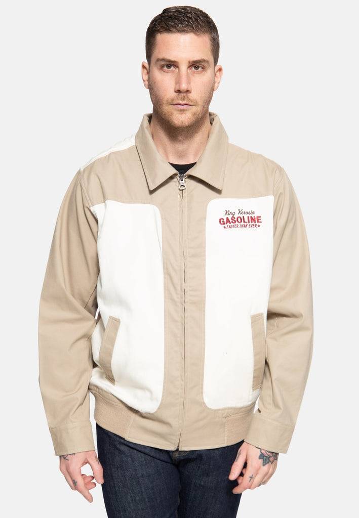 Queen Kerosin Gabardine Jacke «Motorway Oils»