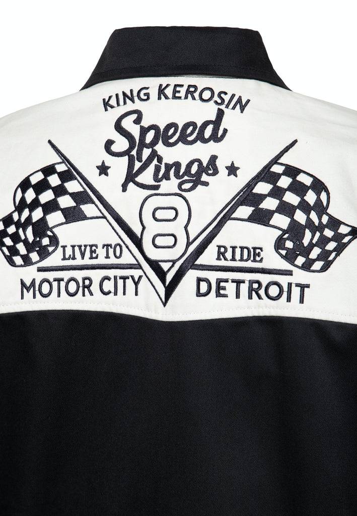 Queen Kerosin Gabardine Jacke «Speed King»