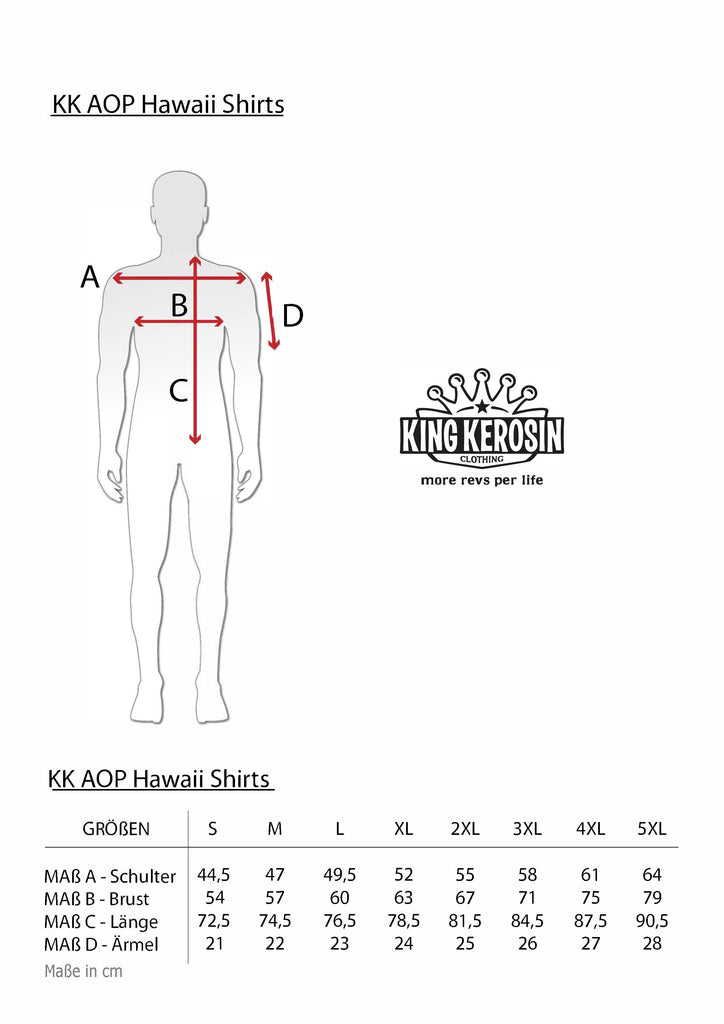 Queen Kerosin Hawaiihemd «50's Vacation»
