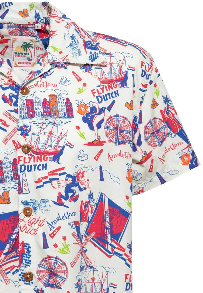 Queen Kerosin Hawaiihemd «Amsterdam Adventures»