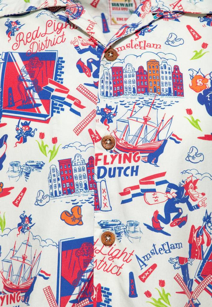 Queen Kerosin Hawaiihemd «Amsterdam Adventures»