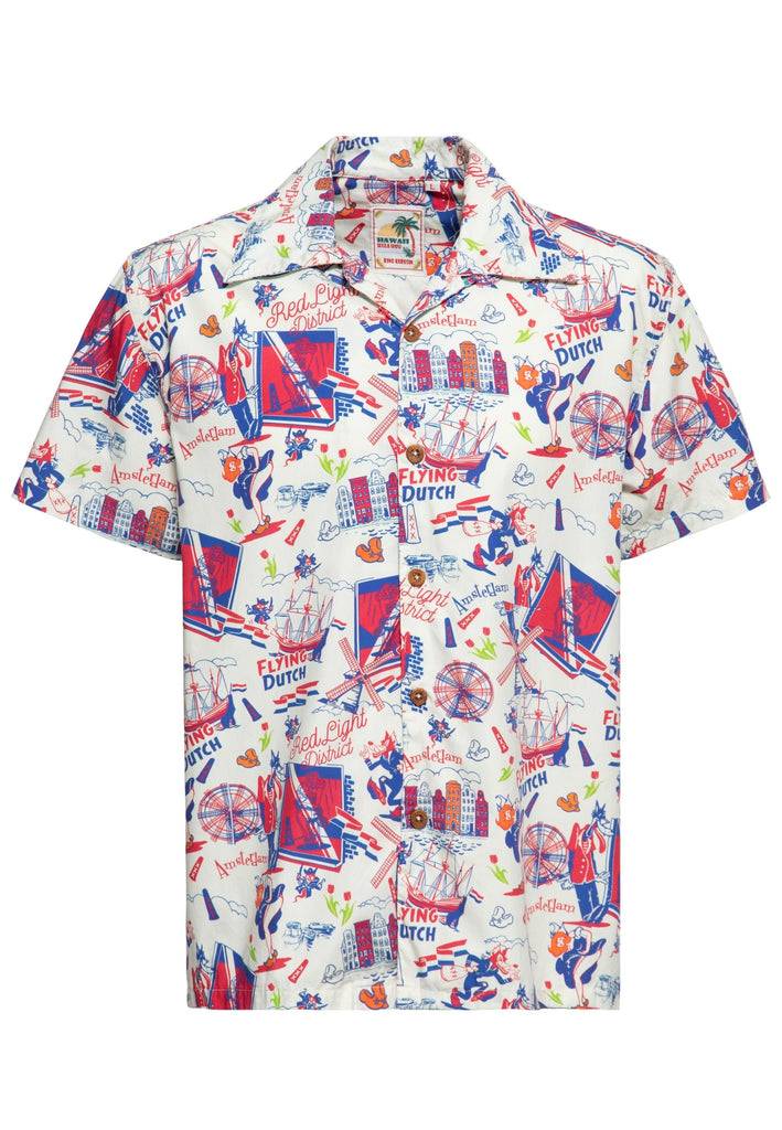 Queen Kerosin Hawaiihemd «Amsterdam Adventures»