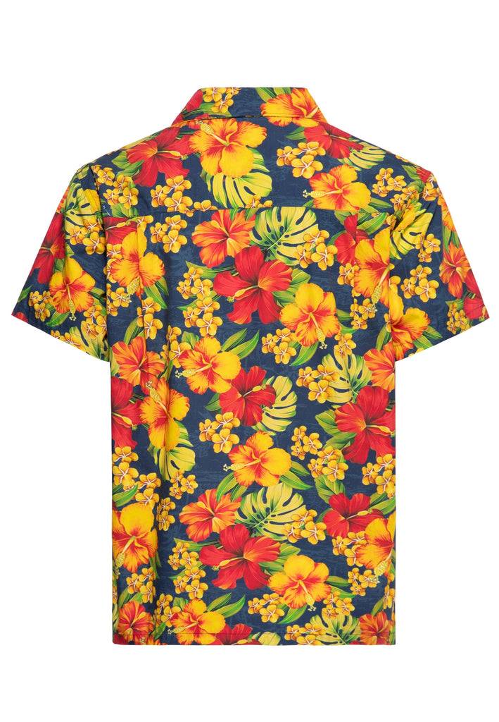 Queen Kerosin Hawaiihemd «Hibiscus Dream»