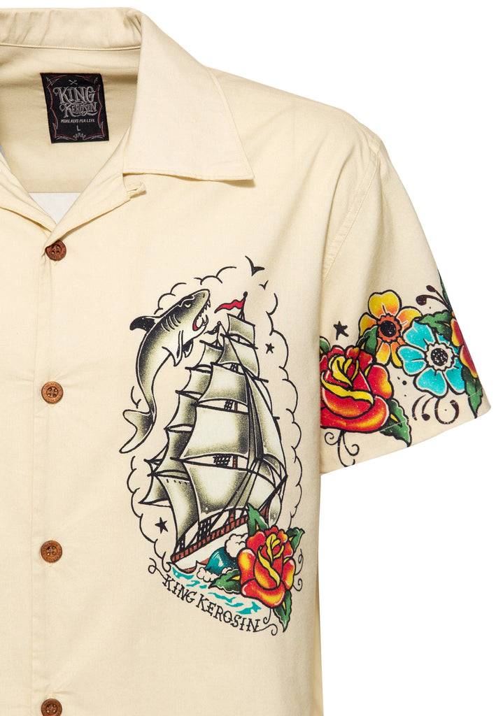Queen Kerosin Hawaiihemd «Homeward Bound»