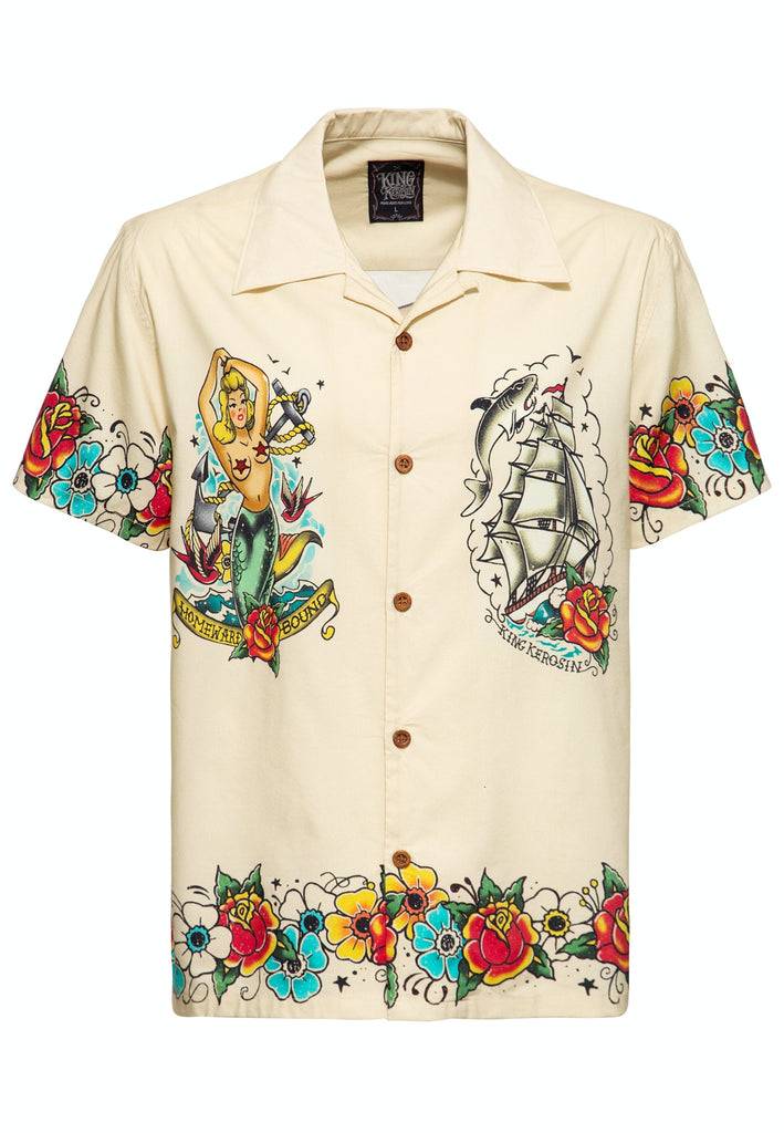 Queen Kerosin Hawaiihemd «Homeward Bound»