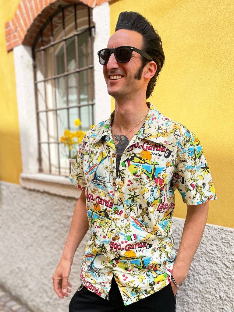 Queen Kerosin Hawaiihemd «Lago Di Garda»