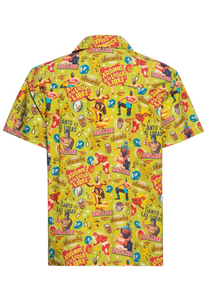 Queen Kerosin Hawaiihemd «Lucha Libre»
