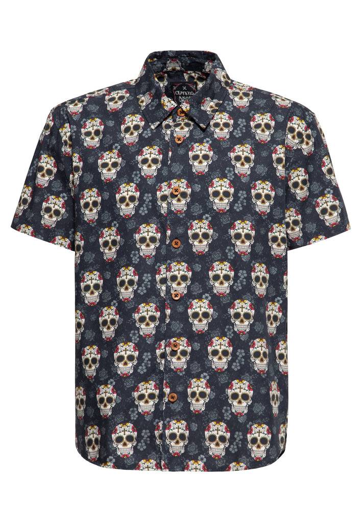 Queen Kerosin Hemd «Calavera»
