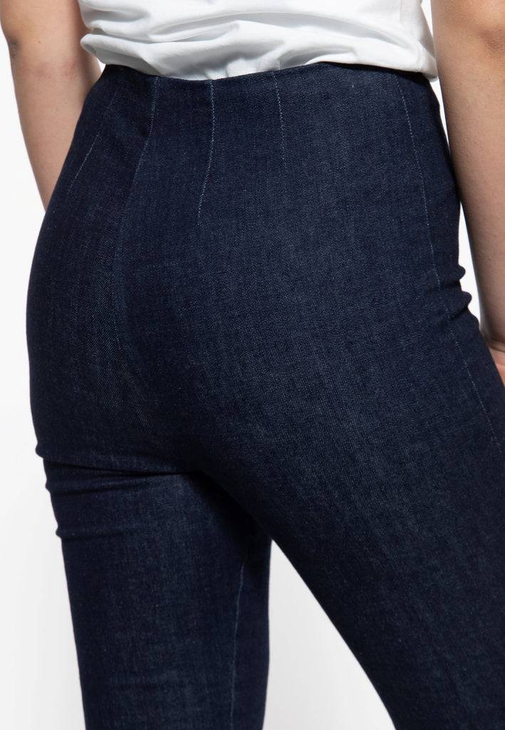 Queen Kerosin High Waist Capri Jeanshose