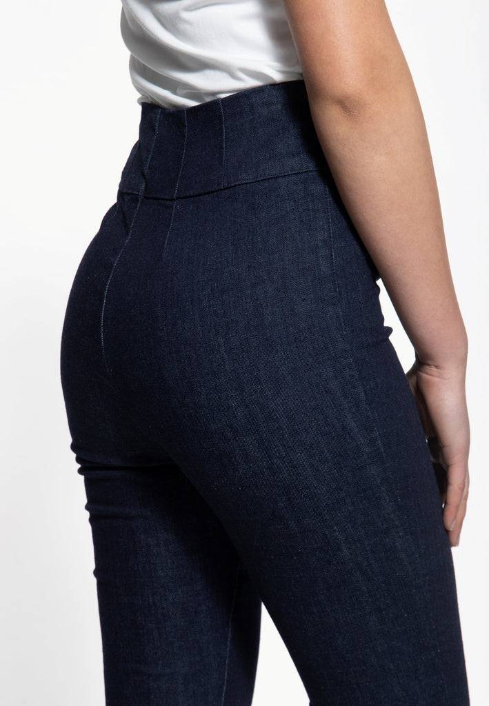 Queen Kerosin High Waist Jeanshose