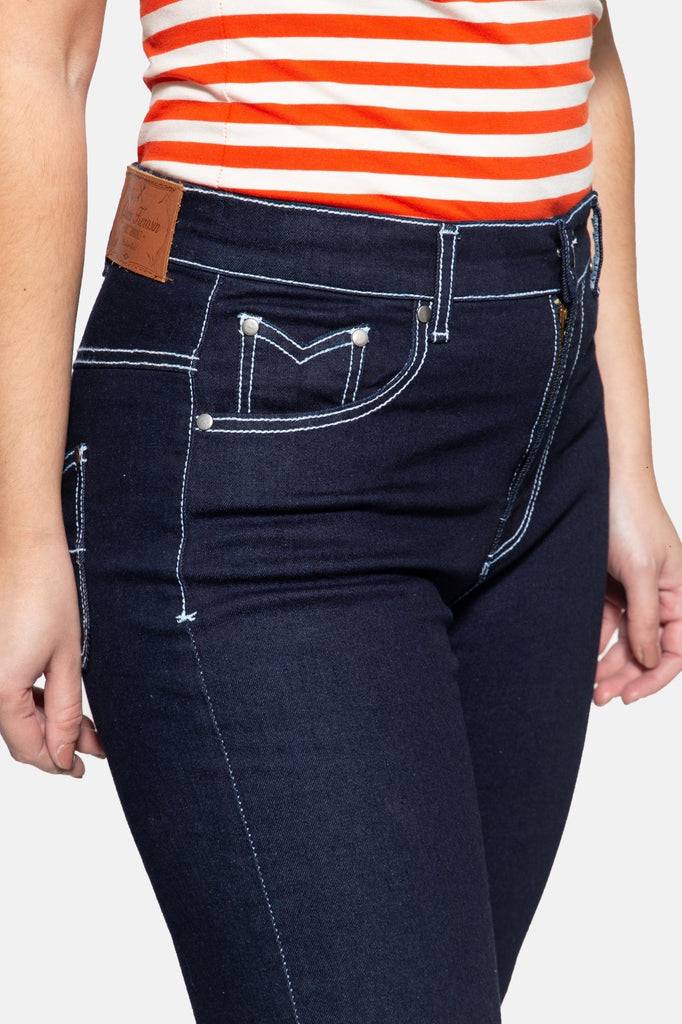 Queen Kerosin High Waist Slim Fit Jeans «Betty»