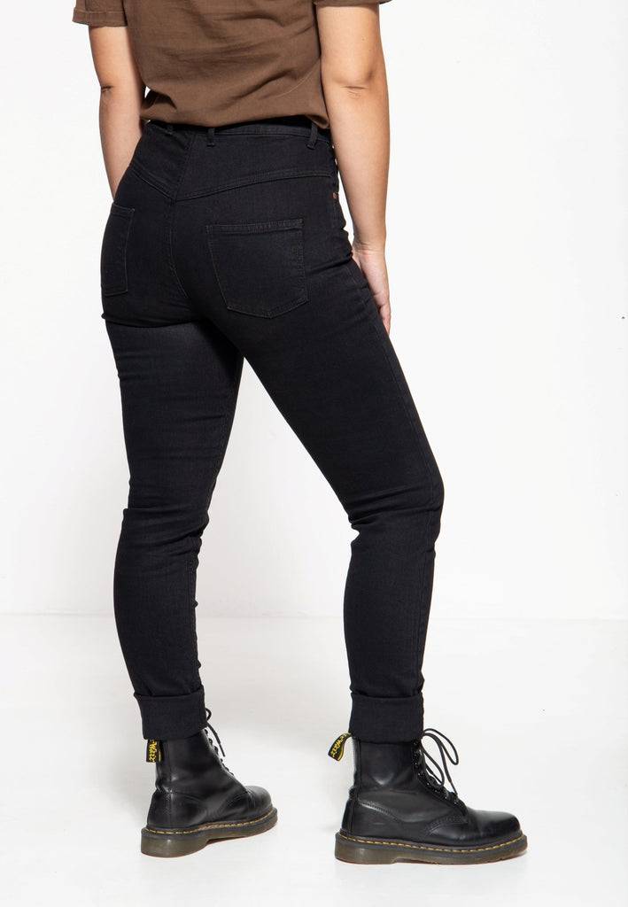 Queen Kerosin High Waist Slim Fit Jeans «Betty»