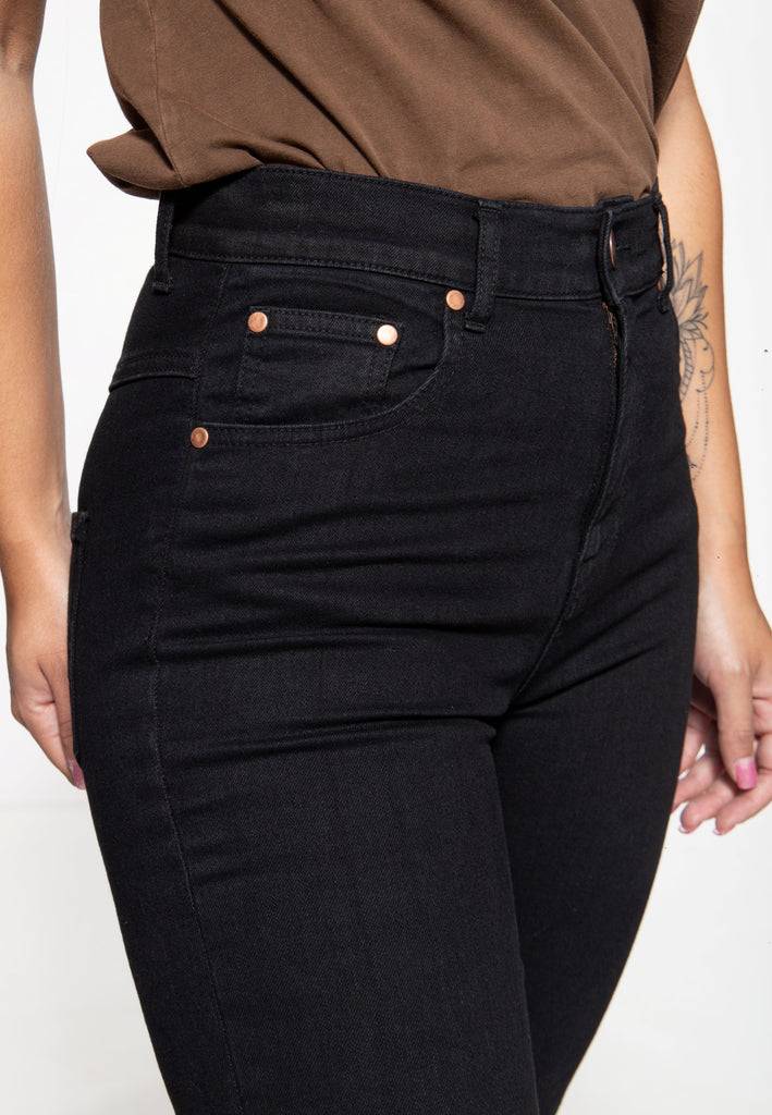Queen Kerosin High Waist Slim Fit Jeans «Betty»